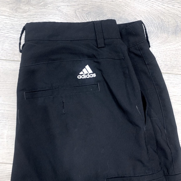 Mens Adidas Black Golf Shorts - Picture 6 of 9